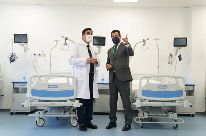 Iluminación SALUZ® en las UCI del Hospital San Juan de la Cruz de Úbeda.